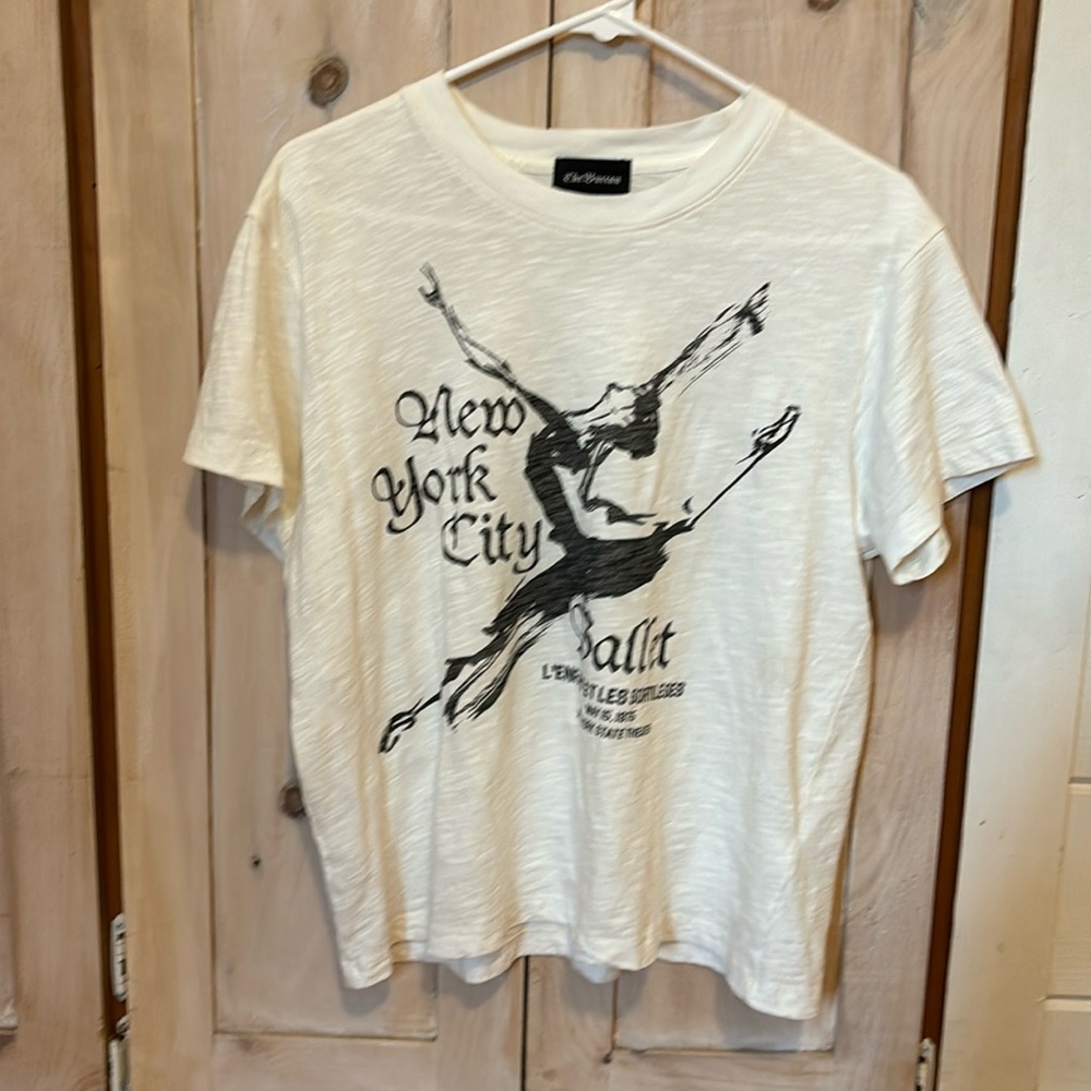 The Bureau for free people lightweight slub tee size L.